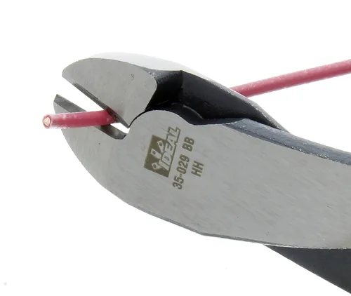 Miniatura 3 de IDEAL INDUSTRIES INC. 35-029 Alicates de corte diagonal de 8 pulgadas, alicates de acero de cabeza angulada de alta resistencia y de alta