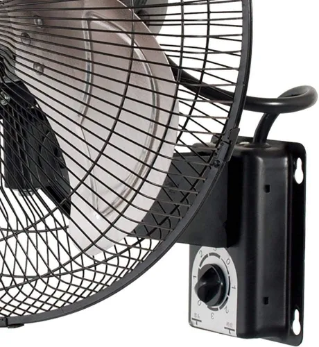 Miniatura 2 de Active Air Ventilador con soporte para pared, de gran potencia, 16 pulgadas, color negro