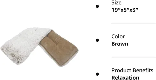 Miniatura 2 de Intelex CPW-Marsh-B Marshmallow Warmies - Envoltura para el cuello (marrón)