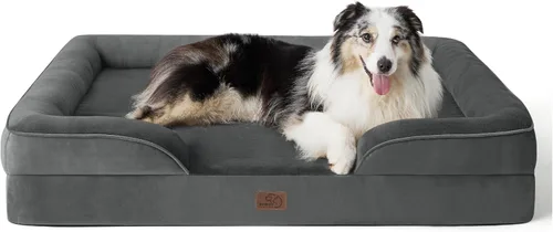 Miniatura 17 de Bedsure Cama ortopédica XL para perros extragrandes, cama lavable para perros y gatos, impermeable, cómodo sofá para perros con funda extraíble