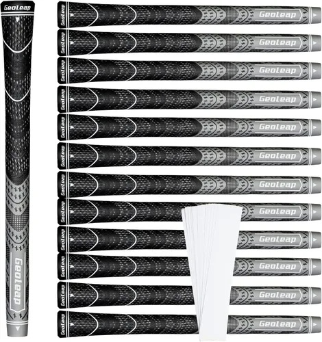 Miniatura 19 de Geoleap Golf Grips Set of 13- Grips with Tapes and Grips with All Repair Kits for Choice,Hybrid Golf Club Grips All Weather Contral, High Feedback &