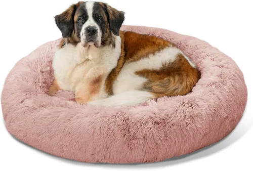 Miniatura 14 de Best Friends by Sheri - The Original Calming Donut - Cama calmante en forma de dona para perros y gatos - Pelo corto, gris, S, 23 x 23 pulgadas Gris