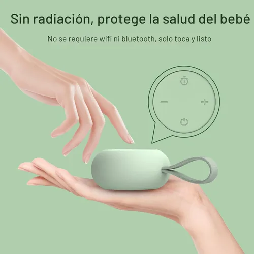 Miniatura 6 de Máquina de Sonido Portátil para Bebés [Ruido Blanco para Bebés Niños Adultos][Función de Temporizador][12 Sonidos Relajantes][Boombox para Dormir]
