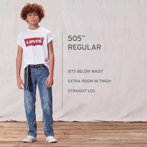 Miniatura 6 de Levis Boys 505 Regular Fit Jeans