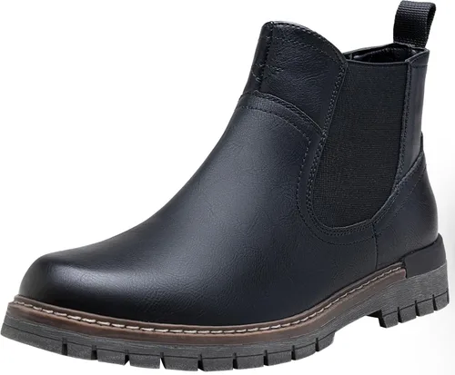 Miniatura 9 de Jousen Chelsea - Botas informales al tobillo, sin cordones, impermeables, para hombre