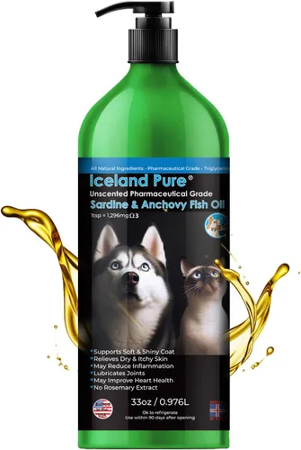 Miniatura 7 de Iceland Pure Aceite de Anchoa de sardina, capturado en la naturaleza, 1597 mg de Omega 3 por cucharadita, grado farmacéutico sin perfume