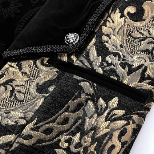 Miniatura 6 de Chaqueta vintage steampunk para hombre, estilo gótico, victoriano, uniforme