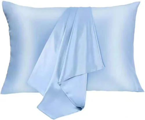 Miniatura 10 de JOGJUE Funda de almohada de seda para el pelo y la piel, 2 unidades, 100% seda de mora, funda de almohada hipoalergénica, suave, transpirable, ambos