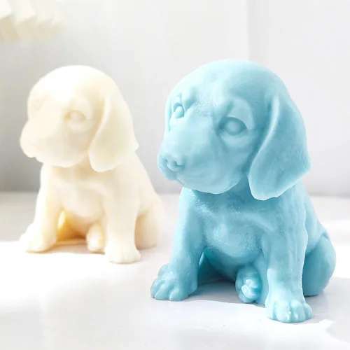 Miniatura 3 de Molde de labrador grande de silicona para velas de cera de jabón, resina epoxi, manualidades, perro, cachorro, animal, deshierbe, fiesta, cena