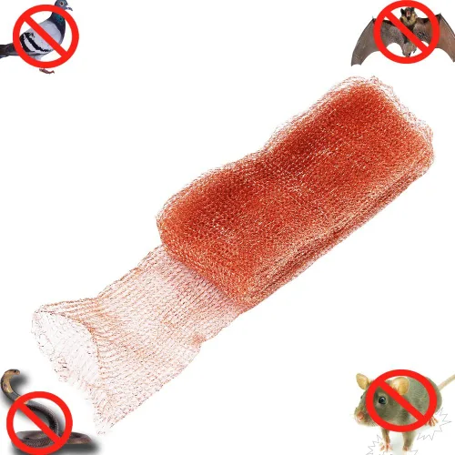 Miniatura 2 de HICI PCO Rollo de malla de cobre, destilación de malla, tela de relleno de cobre, relleno de agujeros para bricolaje, malla de alambre de cobre 100%