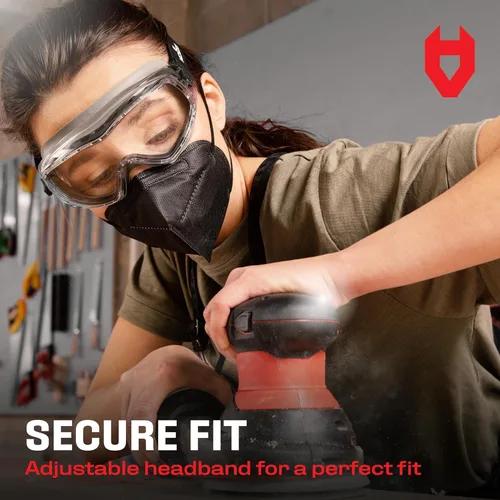 Miniatura 6 de NoCry Gafas de seguridad antivaho para hombres y mujeres con revestimiento antiarañazos de alta calidad, gafas de laboratorio panorámicas