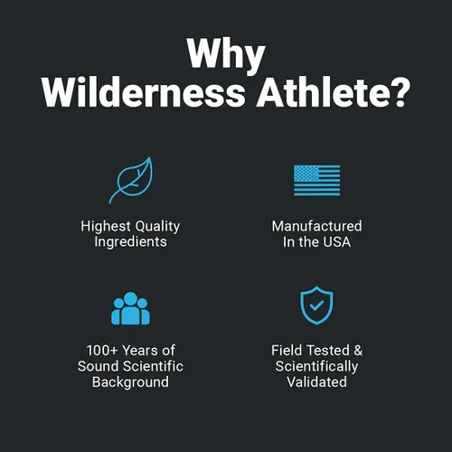 Miniatura 7 de Wilderness Athlete - Energía y concentración Preentrenamiento energético para mujeres y hombres - Mezcla de bebida energética en polvo con cafeína