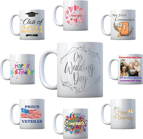 Miniatura 10 de PersonalizationStreet - First Communion - Tazas con fotos personalizadas, personaliza nuestros diseños o crea tu propia taza personalizada, añade
