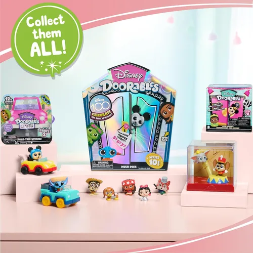 Miniatura 6 de Disney Doorables - Colección Peek de Blancanieves, juguetes para rellenar cestas de Pascua, regalos para calcetines navideños, regalos y presentes