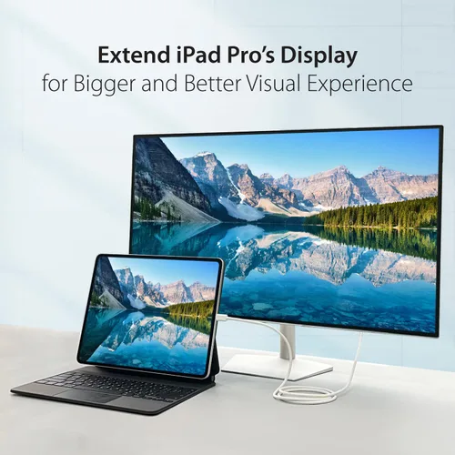 Miniatura 4 de j5create Cable USB-C a DisplayPort - 4K a 144Hz, 3.9 pies, cable tipo C a DP, compatible con iPhone 15 Pro/Max, MacBook Pro/Air, iPad Pro, XPS