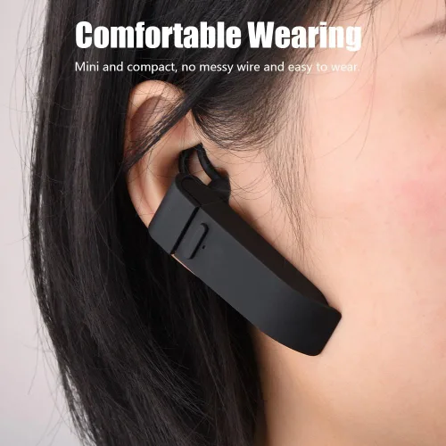 Miniatura 4 de Traductor de varios idiomas Bluetooth Auricular portátil de negocios 16 idiomas Traducción auricular - Negro