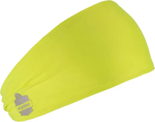 Miniatura 9 de Ergodyne Chill Its 6634 - Diadema deportiva para hombres y mujeres, absorbe la humedad, color lima