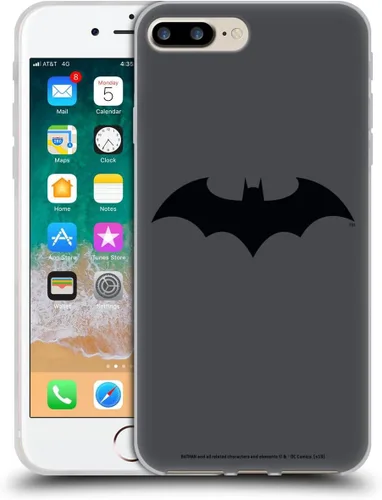 Miniatura 202 de Head Case Designs Funda de gel con licencia oficial de Batman DC Comics Bat Signal Logos [protección de grado militar] compatible con Apple iPhone 7
