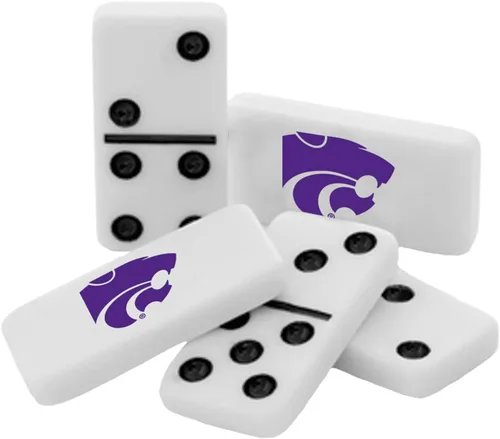 Miniatura 2 de MasterPieces NCAA Kansas State Wildcats Edición Coleccionista Double Six Dominó 7-Color del