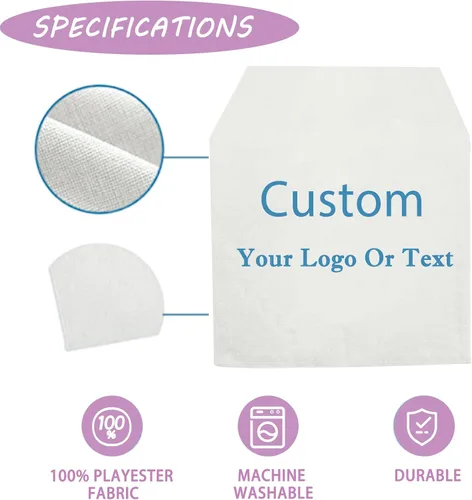 Miniatura 5 de Camino de mesa personalizado con logotipo de empresa, mantel de arpillera personalizado personalizado, texto de diseño de nombre impreso para 13 x