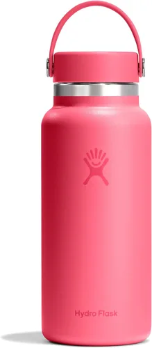 Miniatura 15 de Hydro Flask - Botella de agua de acero inoxidable aislada - Boca ancha con tapa flexible, sin derrame, a prueba de fugas y recargable de 40 oz Negro