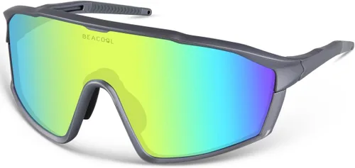 Miniatura 11 de BEACOOL Gafas de sol polarizadas deportivas de ciclismo para hombres y mujeres, UV400, gafas de sol de béisbol, TR90, marco para pesca, correr