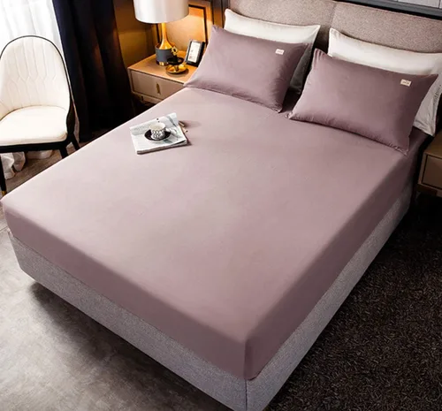 Miniatura 10 de Sábana bajera ajustable elástica de 100 % algodón, con bolsillo extra profundo, sábana bajera ajustable para cama individual