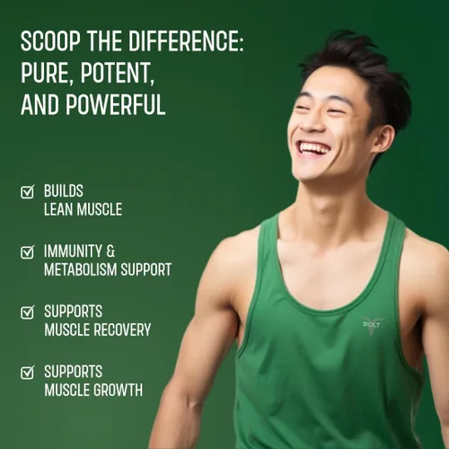 Miniatura 8 de Bolt Biozyme Plant Protein Proteína vegana con superalimento ficocianina y hierbas ayurvédicas Perfil completo de aminoácidos para apoyo