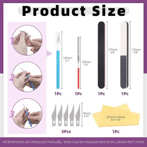 Miniatura 3 de Swpeet Soporte de base de pintura profesional de 37 piezas y compatible con Gundam Modeler, herramientas básicas con kit de palos de clip