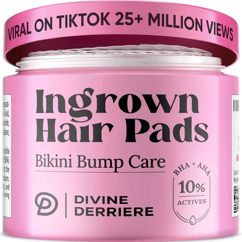 Miniatura 9 de Divine Derriere Almohadillas para el cabello encarnado, suavizan, alivian, suavizan la piel, suero para el cabello encarnado BHA y AHA