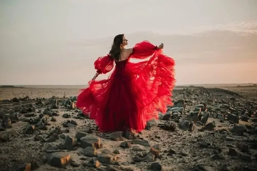 Miniatura 8 de Vestidos de maternidad de tul para sesión de fotos, batas de hombros descubiertos, manga larga, lencería nupcial, baby shower, vestidos de embarazo