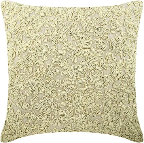 Miniatura 38 de The HomeCentric Funda de almohada color crema para sofá, funda de almohada moderna de 12 x 12 pulgadas, funda de almohada cuadrada de satén, funda