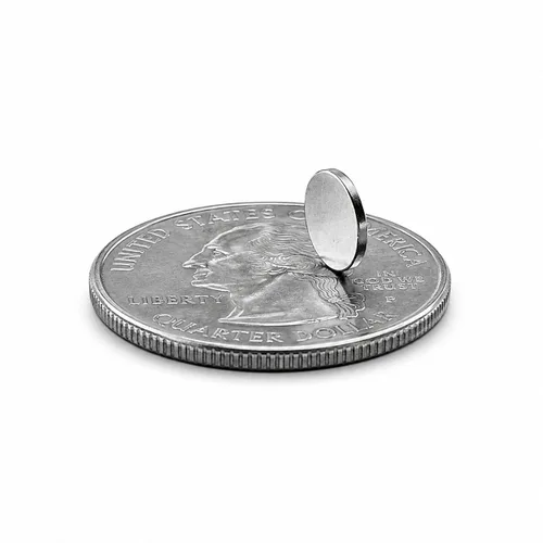 Miniatura 4 de Imanes de disco fino de neodimio de 0.394 in x 0.039 in (3/8 x 1/32 pulgadas) N50 – Imanes planos redondos de tierras raras para manualidades
