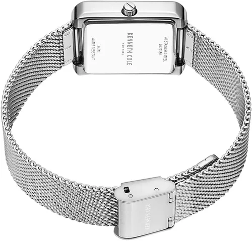 Miniatura 3 de Kenneth Cole New York Reloj clásico reloj de lujo para mujer, reloj de acero inoxidable, resistente al agua, elegante diseño rectangular con esfera