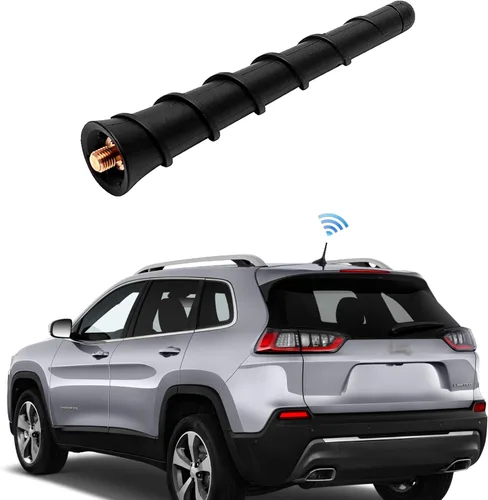 Miniatura 20 de KSaAuto Antena de 3.2 pulgadas compatible con Jeep Cherokee Grand Cherokee Compass Renegade 2011-2025, Chrysler 200, Fiat 500, repuesto de antena