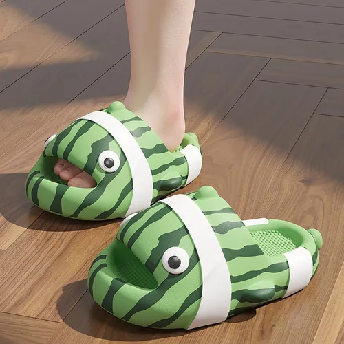 Miniatura 4 de Jerzmy Cute Clown Fish Cloud Slides for Boy Girl Kids Toddler, Soft Novelty Funny Animals House Slippers Non-Slip Beach Shoes for Indoor Outdoor