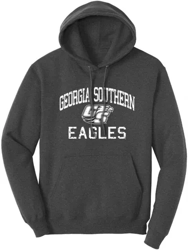 Miniatura 46 de Sport Your Gear Sudadera con capucha retro envejecida con licencia oficial de la NCAA para el día del juego, ropa para fanáticos Kent Navy Heather