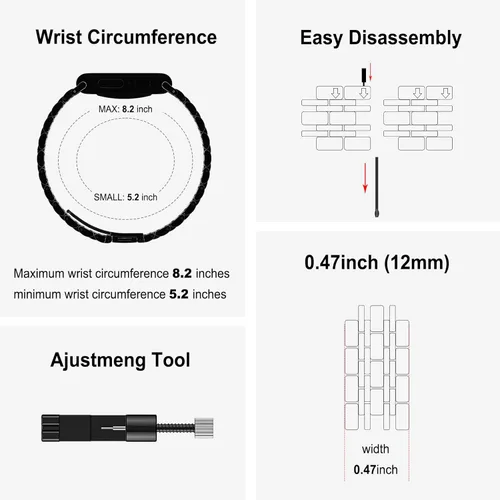 Miniatura 4 de Slim Metal Band Compatible with Apple Watch Bands for Women, Series 11/10/9/8/7/6/5/4/3/2/1/SE, 46/42mm (S11/10), 45/44/42mm, 41/40/38mm Stainless