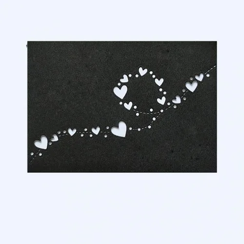 Miniatura 3 de 1 troquel de corte de encaje de corazón, troqueles de encaje de corazón, plantillas de corte de metal Letmefun DIY álbum de recortes, tarjetas
