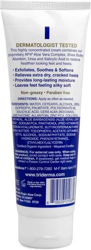 Miniatura 6 de TriDerma Cracked & Crusty™ Crema para pies saludables hidrata, suaviza y cura los pies secos, talones agrietados y codos secos con ácido salicílico