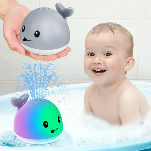Gigilli Juguetes de baño para niños de 1 a 3 años, juguetes de baño para bebés de 1, 2, 3 años, cesta de Pascua, regalos de 6-12-18 meses, juguete