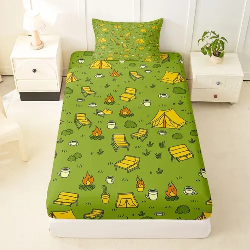 Miniatura 42 de Erosebridal Yoga Gifts Fitted Sheet for Boys Girls Kids Yoga Chakras Twin Bed Sheets,Sun and Moon Sheets Boho Tribal Bedding Sets, No Top Sheet