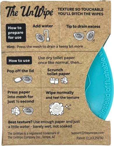 Miniatura 9 de En lugar de toallitas desechables, añade una textura increíble a cualquier papel higiénico en cualquier lugar, limpia mejor, se desecha