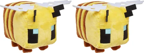 Miniatura 8 de Mattel Minecraft - Muñecos de peluche blandos de personajes básicos, juguetes coleccionables inspirados en videojuegos para niños y fanáticos a