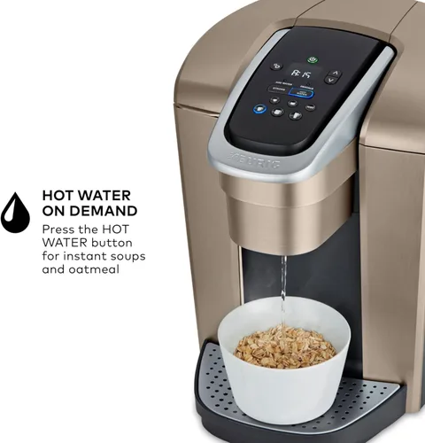 Miniatura 4 de Keurig K-Elite - Cafetera de cápsulas K-Cup de una sola porción, con control de fuerza y temperatura, capacidad de café helado, tamaño de Oro
