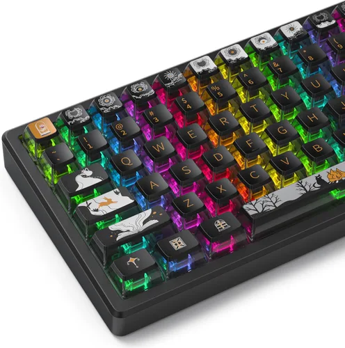 Miniatura 29 de GTSP 61 Teclas 60 Por Ciento, Teclas Ducky One 2 Mini para Teclado Mecánico Perfil OEM RGB PBT Set de Teclas con Extractor de Teclas para Cherry MX