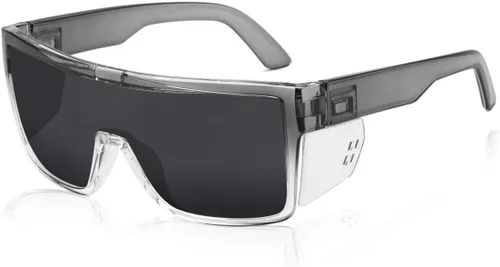 Miniatura 17 de Gafas de sol polarizadas de seguridad UV400 con certificación ANSI Z87.1 Espejo azul claro