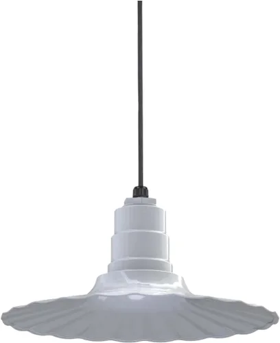 Miniatura 56 de Steel Lighting Co. Colgante Eagle Rock Lámpara montada en el techo Onda radial de 16 pulgadas vástago de 12 pulgadas Acero resistente