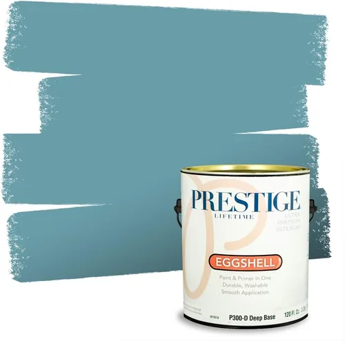Miniatura 135 de PRESTIGE Pintura interior e imprimación en uno, azul cielo, semi-brillante, 1 galón