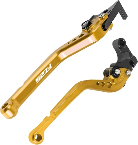 Palancas Manillar Manetas de embrague de freno de motocicleta Accesorios Manijas Palancas para Yamaha FZ 25 FZ25 FZ-25 2017-2020 (Color largo: